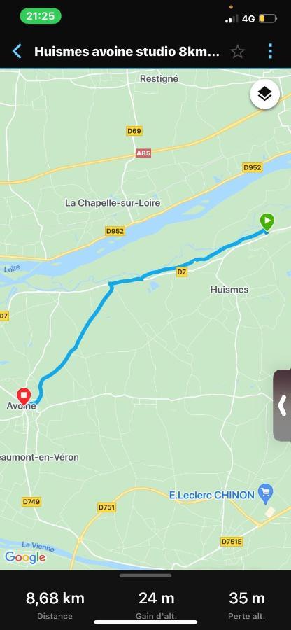 Studio Indre Climatise, La Halte De Cuze, Aux Abords De La Loire A Velo Huismes Экстерьер фото